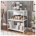 Ver imagem 1 de Mesa Para Café Aparador Buffet 68cm Fabrick Branco Caemmun
