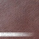 Ver imagem 4 de Kit 3 Poltronas Decorativas Sala de Estar Pés Madeira Kairós Couro Caramelo - Gran Belo