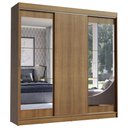 Ver imagem 2 de Guarda-roupa Casal Madesa Istambul 3 Portas de Correr com Espelhos 3 Gavetas