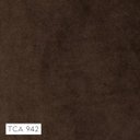 Ver imagem 5 de Poltrona Decorativa Giratória Sala de Estar Afrodite Veludo Marrom - Gran Belo