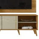 Ver imagem 4 de Painel Rack Bancada Tv 60 Pol 160 Cm Cronos Cumaru Opala Madetec