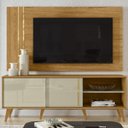 Ver imagem 1 de Painel Rack Bancada Tv 60 Pol 160 Cm Cronos Cumaru Opala Madetec