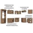 Ver imagem 5 de Armário de Cozinha Completa de Canto 479cm Rustic Glamy Madesa 01