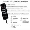 Ver imagem 3 de Poltrona do Papai Reclinável Elétrica com Massagem Magnum Veludo Marrom - Gran Belo