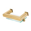 Ver imagem 2 de Porta Sabonete Saboneteira de Banheiro em Aço Inox Dourado Linha Larissa Stainless