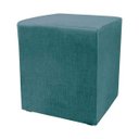 Ver imagem 1 de Puff Zelda Quadrado Multiuso 43x43x43cm Tecido Suede Azul