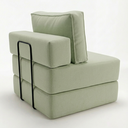 Ver mais imagens de Poltrona Cama na Caixa 90 cm Versa Bouclê B05 - D'Rossi