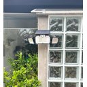 Ver imagem 2 de Luminária Solar com Sensor e Controle Remoto 218 Leds 3 Cabeças e Placa Acoplada