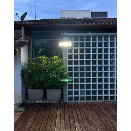 Luminária Solar com Sensor e Controle Remoto 218 Leds 3 Cabeças e Placa Acoplada - 3