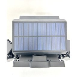Luminária Solar com Sensor e Controle Remoto 218 Leds 3 Cabeças e Placa Acoplada - 7