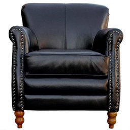 Kit 2 Poltronas Decorativas Brunei Pés Madeira Couro Preto - Gran Belo - 8 Kit 2 Poltronas Decorativas Brunei Pés Madeira Couro Preto - Gran Belo - 8