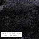 Ver imagem 4 de Kit 2 Poltronas Decorativas Níger Pés Príncipe Couro Preto - Gran Belo