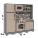 Ver mais imagens de Cozinha Infantil com Refrigerador Elo Branco/Rosa 0955- Ofertamo