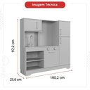 Ver imagem 7 de Cozinha Infantil com Refrigerador Elo Branco/Rosa 0955- Ofertamo