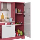 Ver imagem 4 de Cozinha Infantil com Refrigerador Elo Branco/Rosa 0955- Ofertamo