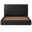 Ver imagem 3 de Cama Queen Flutuante com Cabeceira 160cm Astra S04 Couríssimo Preto - Lyam Decor
