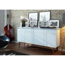 Ver imagem 2 de Buffet 4 Portas Classic Retrô Branco