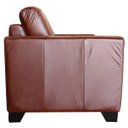 Ver imagem 7 de Conjunto de Sofá 2 e 3 Lugares Sala de Estar Estocolmo Couro Caramelo - Gran Belo