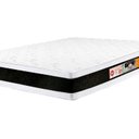 Ver imagem 5 de Cama Box Solteiro: Colchão Espuma Castor D45 Black e White AIR Double Face + Base CRC Courano White(