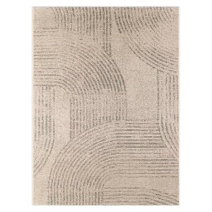 Tapete Sala Sisal Eco-nature Roat 77 Bege-chumbo 2,00x2,50m