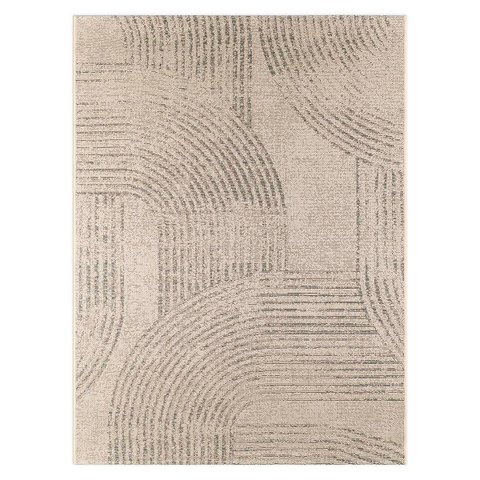 Tapete Sala Sisal Eco-nature Roat 77 Bege-chumbo 2,00x2,50m