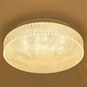 Ver imagem 1 de Plafon Beau Redondo Dourado 45cm Sobrepor Led 30w 3000k Bivolt Alumínio e Acrílico