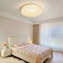 Ver imagem 4 de Plafon Beau Redondo Dourado 45cm Sobrepor Led 30w 3000k Bivolt Alumínio e Acrílico