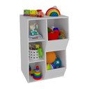 Ver imagem 2 de Organizador de Brinquedos Mirela MDF 60cm Branco Woodcore