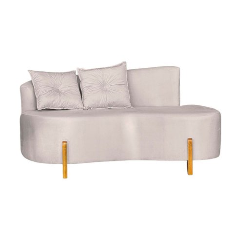Sofá Orgânico 02 Lugares para Sala Ds Home Veludo