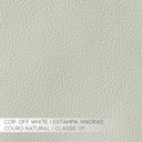 Ver imagem 4 de Jogo de Sofá 2 e 3 Lugares Sala de Estar Pés Madeira Laura Couro Off White - Gran Belo