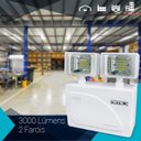 Ver imagem 3 de Luminária de Emergência Led 3000 Lúmens 2 Faróis - 24777 - Segurimax Luminaria Emergencia Led 3000 L