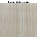 Ver imagem 3 de Mesa de Reunião Caixa de Tomada 260 x 120 cm Pé Tub PE25 MDP Nogueira CasaBlanca Base Branca