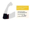 Cotoveleira Ajustável Anatômica Neoprene para Tendinite Epicondilite Anti Lesão Cotovelo Estabilizad - 5