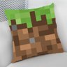 Almofada Cheia C/ Zíper 40X40Geek Games Nerd Minecraft - 1