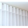 Cortina Branca de Voil Trilho Suiço 4x2,80 Quarto e Sala - 3