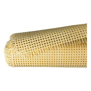 Palhinha Indiana Rattan Sextavada Tela Natural 30m X 50cm Cor:bege