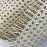 Palhinha Indiana Rattan Sextavada Tela Natural 30m X 50cm Cor:bege - 7