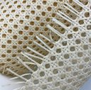 Ver imagem 7 de Palhinha Indiana Rattan Sextavada Tela Natural 30m X 50cm Cor:bege