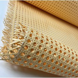 Palhinha Indiana Rattan Sextavada Tela Natural 30m X 50cm Cor:bege - 6