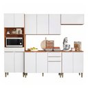 Ver imagem 1 de Armário de Cozinha Completa 13 Portas 3 Gavetas 100% MDF Clara