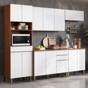 Ver imagem 2 de Armário de Cozinha Completa 13 Portas 3 Gavetas 100% MDF Clara