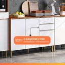 Ver imagem 4 de Armário de Cozinha Completa 13 Portas 3 Gavetas 100% MDF Clara