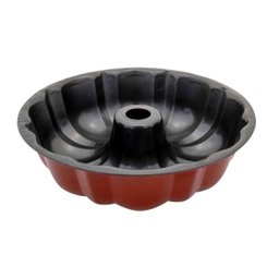 Forma / Assadeira De Aco Carbono Bolo / Pudim C Furo Central - 1