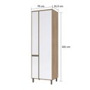 Ver imagem 4 de Paneleiro Especial 70 Cm 3 Portas de Abrir 3 Prateleira com Despenseiro Mel Luciane Móveis