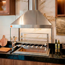 Ver imagem 2 de Kit Churrasqueira Gourmet Completa Inox 430 Makeer Grill Suporte Fundo 370 g