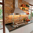 Ver imagem 2 de Kit Churrasqueira Gourmet Completa Inox 430 Makeer Grill Suporte Fundo 368 m