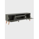 Ver imagem 7 de Rack para TV com Prateleira 180cm Retro MDF Verde Dallas - On Móveis