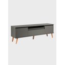 Ver imagem 6 de Rack para TV com Prateleira 180cm Retro MDF Verde Dallas - On Móveis