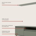 Ver imagem 6 de Rack para Tv com Prateleira 180cm Retro Mdf Verde Dallas - On Móveis