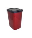 Ver imagem 2 de Lixeira de Plástico 9l com Click Label Vermelho Metalizado
